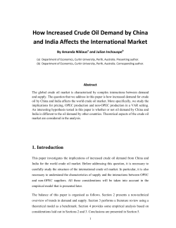 How Increased Crude Oil Demand by China and India Affects the
