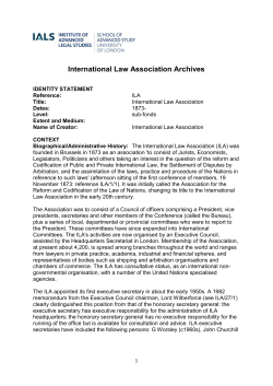 PDF handlist - Institute of Advanced Legal Studies