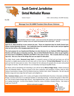 South Central Jurisdiction United Methodist Women