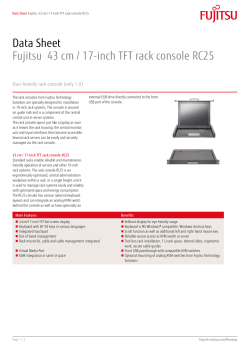 Data Sheet Fujitsu 43 cm / 17