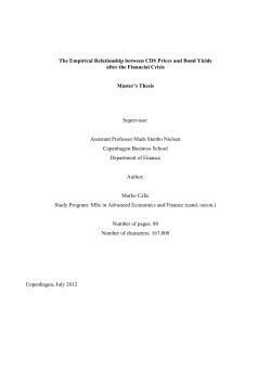 The Empirical Relationship between CDS Prices and Bond Yields
