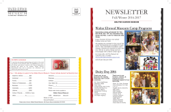 NEWSLETTER - Walter Elwood Museum