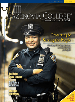 Winter 2013 - Cazenovia College