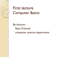 Computer Basics