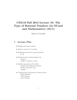 Notes - Cornell Computer Science