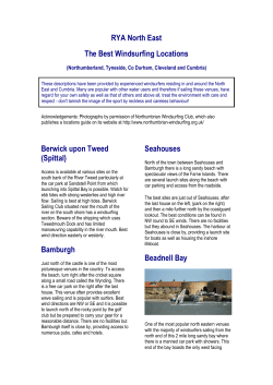 RYA North East The Best Windsurfing Locations Berwick upon
