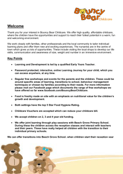 Early Years Foundation Stage - Wellington