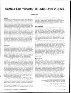 Contour Line "Ghosts" in USGS Level 2 DEMs
