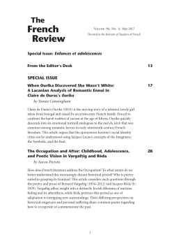 French Review - American Association of Teachers of French