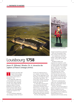 Louisbourg 1758 - A Sound Strategy, Inc.