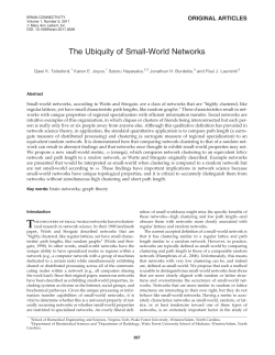 The Ubiquity of Small-World Networks