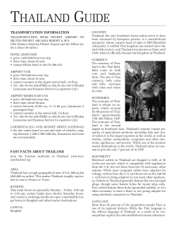 thailand guide