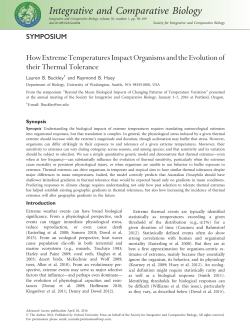 How Extreme Temperatures Impact Organisms