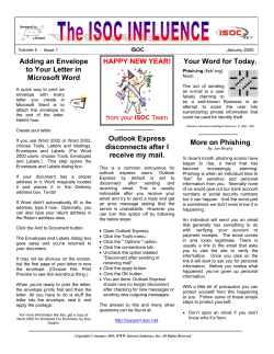 Adding an Envelope to Your Letter in Microsoft Word HAPPY NEW