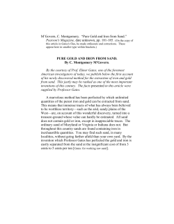 Pure Gold and Iron from Sand