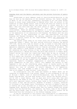 56 1 Domesday Book and the Malets