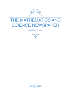 Science and Mathematics Newspaper-1