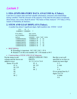 Lecture 4. Sept 23 (at regular classroom)
