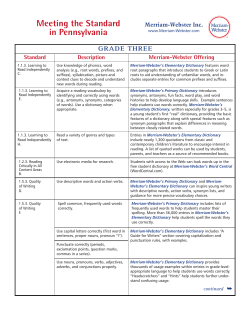 Meeting the Standard in Pennsylvania