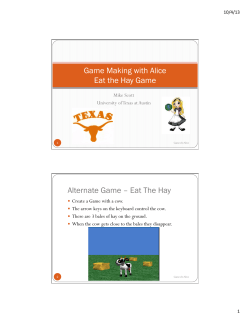 Game Making with AliceEatTheHay.pptx