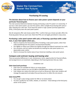 Purchasing VS Leasing Compare and contrast: buying and leasing