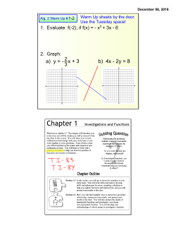 a) y = - x + 3 b) 4x - 2y = 8