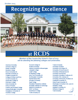 Recognizing Excellence - Rye Country Day School