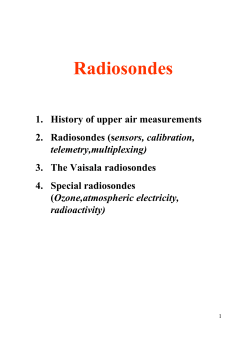 Radiosondes