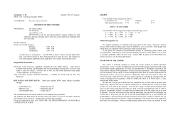 Astronomy 2 - 01 Summer 2014 (1st session) MWF 2:30 – 5:00