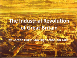 The Industrial Revolution of Great Britain