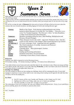 Summer Term 2017 - Christ Church C of E Primary School
