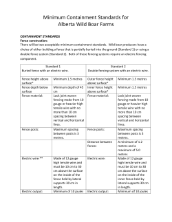 Containment Standards - County of Vermilion River