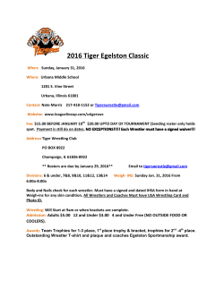 2016 Tiger Egelston Classic