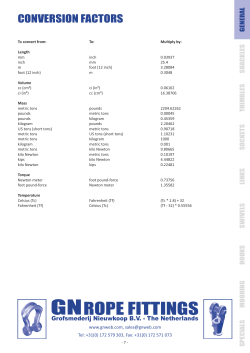 conversion - GN Rope Fittings