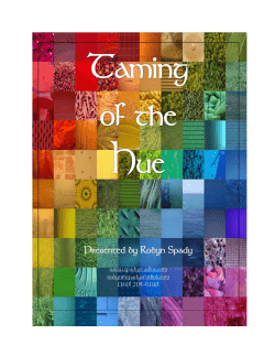Taming of the Hue