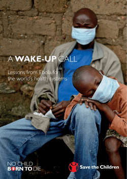 A Wake-upCAll - Save the Children UK