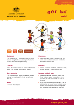 Mer kai - Australian Sports Commission