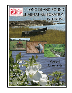Coastal Grasslands - Long Island Sound Study