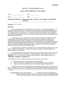 Post-cranial - Florida International University