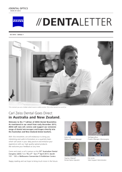 dentaletter - ZEISS Australia