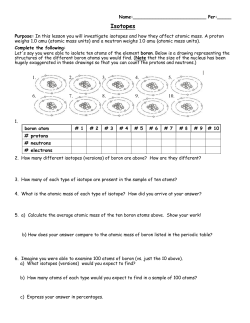 Isotopes