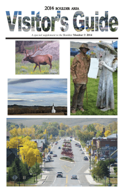 2014 Visitors Guide - Jefferson County Courier