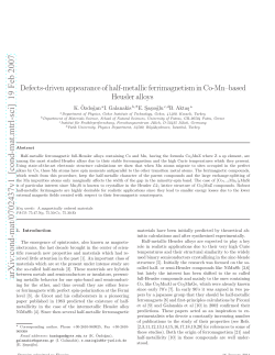 Defects-driven appearance of half-metallic ferrimagnetism in Co