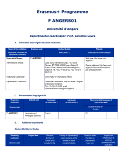 Erasmus+ Programme F ANGERS01