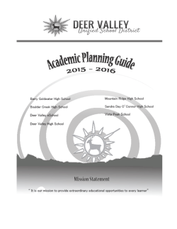 career and technical education - Deer Valley Unified School District