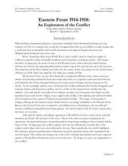 Eastern Front 1914-1918