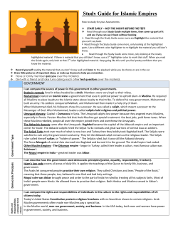 Study Guide for - Bardstown City Schools