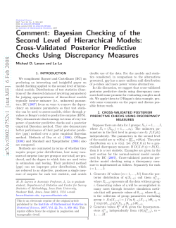 Cross-Validated Posterior Predictive Checks