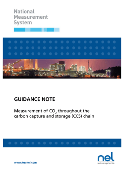 Measurement of CO2 Throughout the Carbon Capture