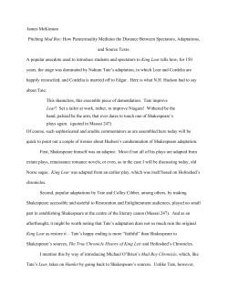 Pitching Mad Boy: How Paratextuality Mediates the Distance